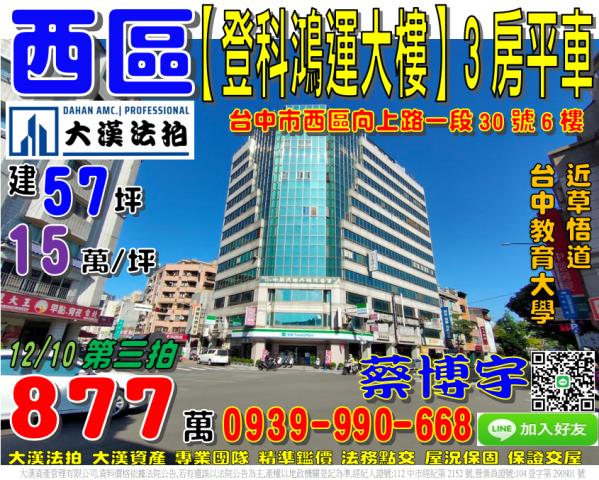 西區向上路登科鴻運大