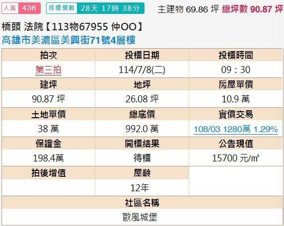 高雄美濃透天_店面法拍-2