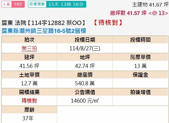 潮州透天拍賣-1