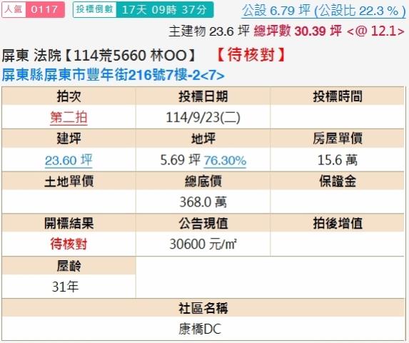 屏東屏東市大樓法拍-2