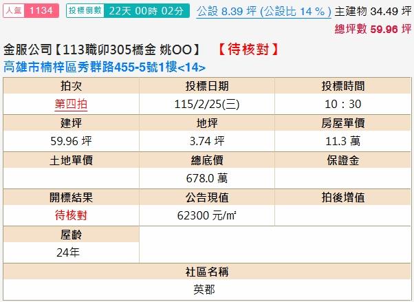 楠梓法拍大樓-2