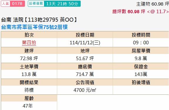 台南法拍透天-1