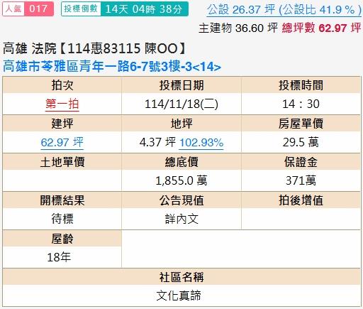苓雅大樓法拍-1
