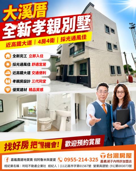 嘉義阿魯米建地農地買賣台灣房屋嘉義湖子內店富鑫團隊呂昆佩