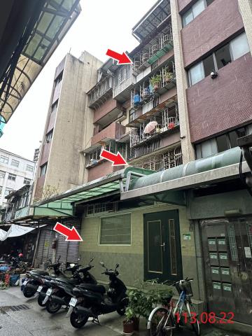 萬華廣州街夜市商圈法拍屋華西街公寓五樓