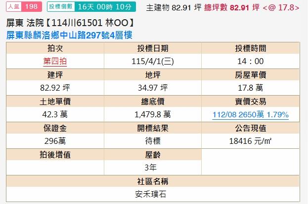 麟洛透天法拍-1