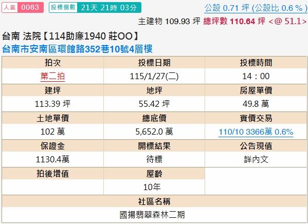 台南透天法拍-2