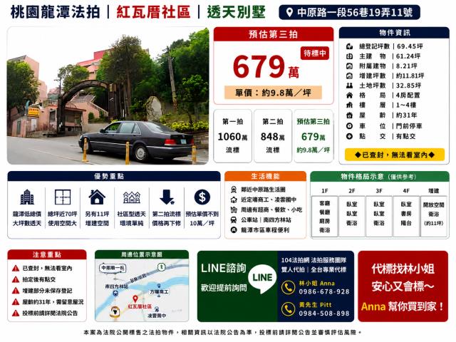 桃園龍潭透天法拍-1