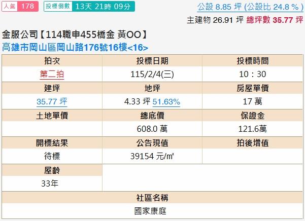 岡山大樓法拍-2