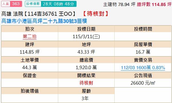 高雄小港透天法拍-2