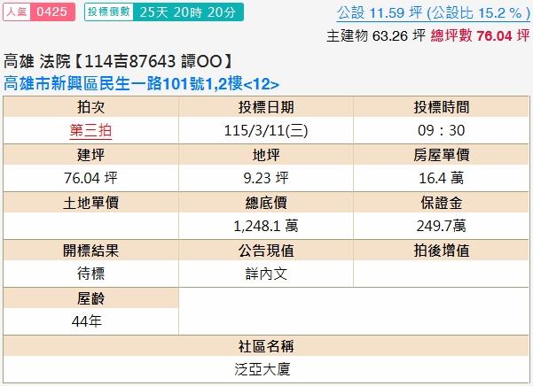 高雄拍賣大樓_店面_一樓-2