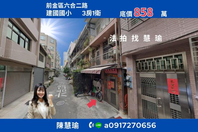 六合夜市建國國小鬧中取靜2層透天