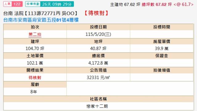 台南安南透天拍賣-2