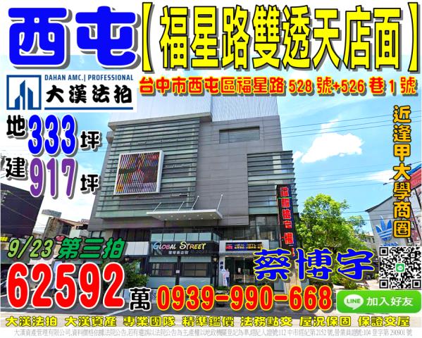 西屯區福星路透天店面