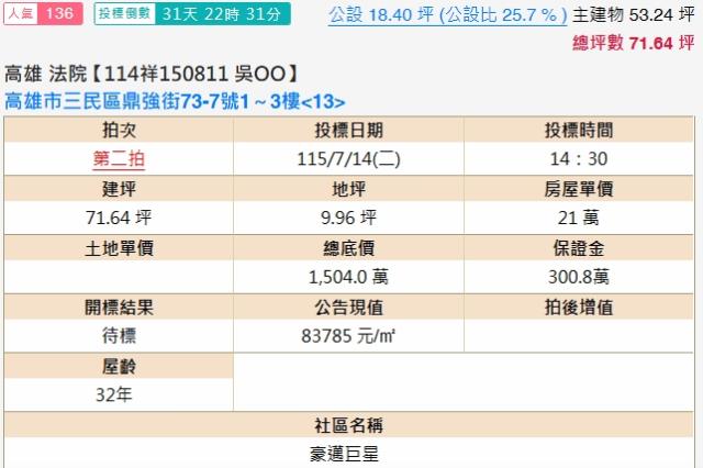 高雄法拍大樓-1