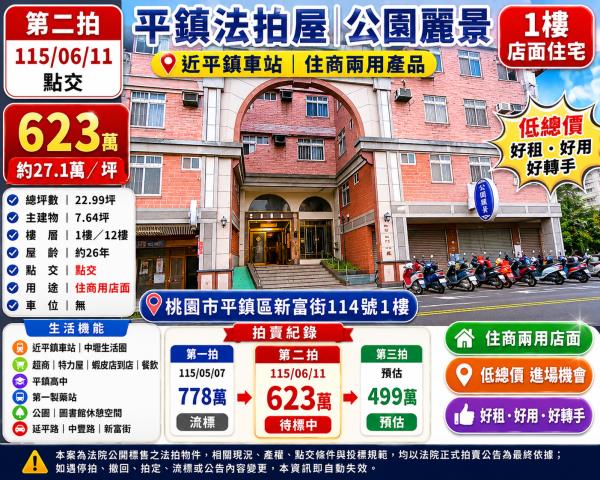 平鎮法拍店面-0