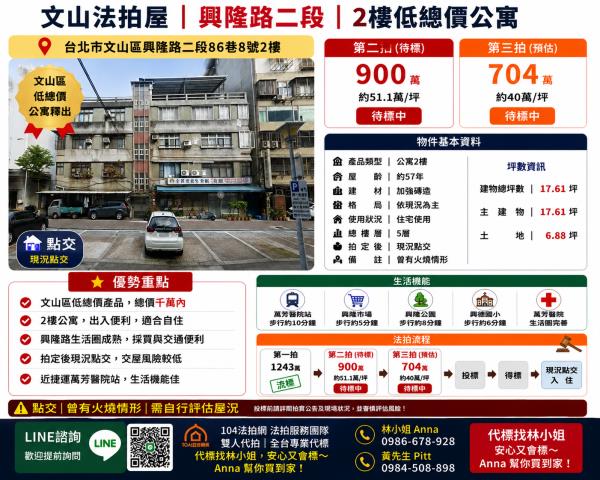 台北文山區公寓法拍-1
