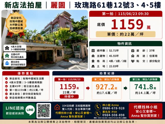 新北新店公寓法拍-0