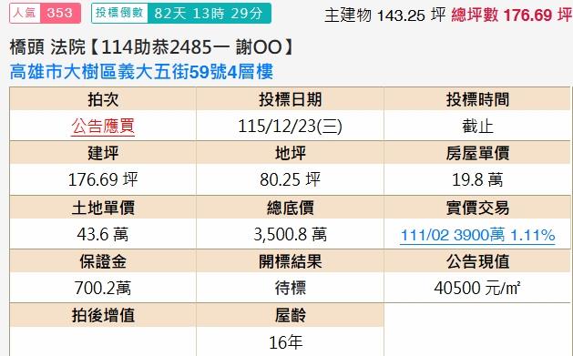 大樹法拍透天-1
