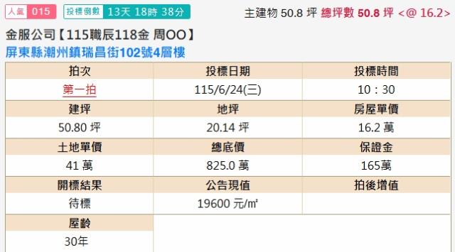屏東潮州法拍透天-1