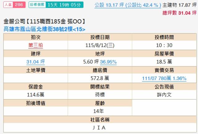 鳳山大樓法拍-1