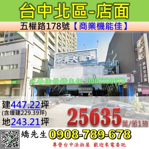 台中北區店面法拍-1