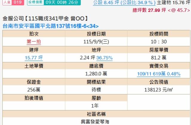 台南法拍大樓-1