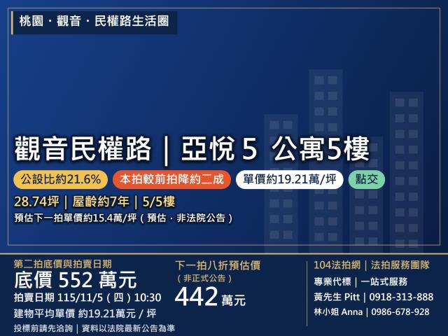 桃園法拍公寓-1