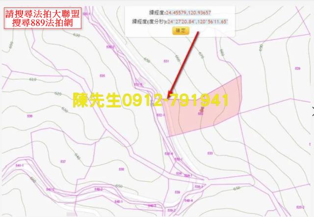 苗栗泰安法拍山坡地_林地-2