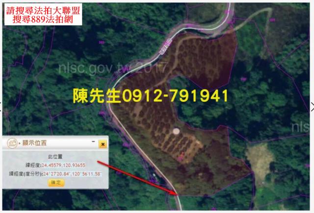 苗栗泰安法拍山坡地_林地-3