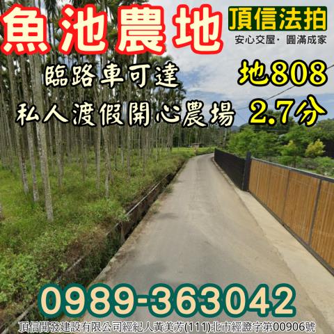 南投魚池法拍農地-2