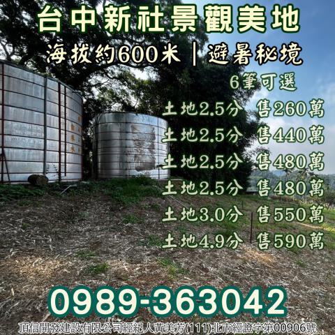 台中新社農地_山坡地_休閒地-4