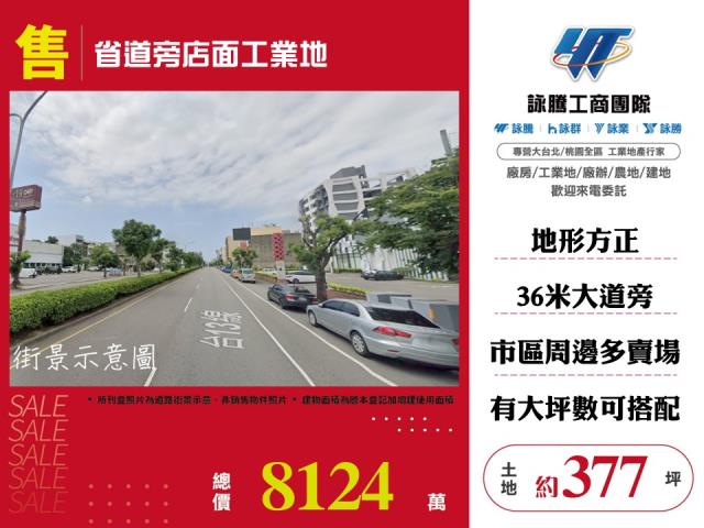 省道旁店面工業地