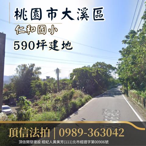 法拍桃園大溪仁和國小建地